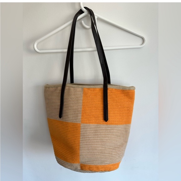 Bamboo leather tote bag - Picture 2 of 3